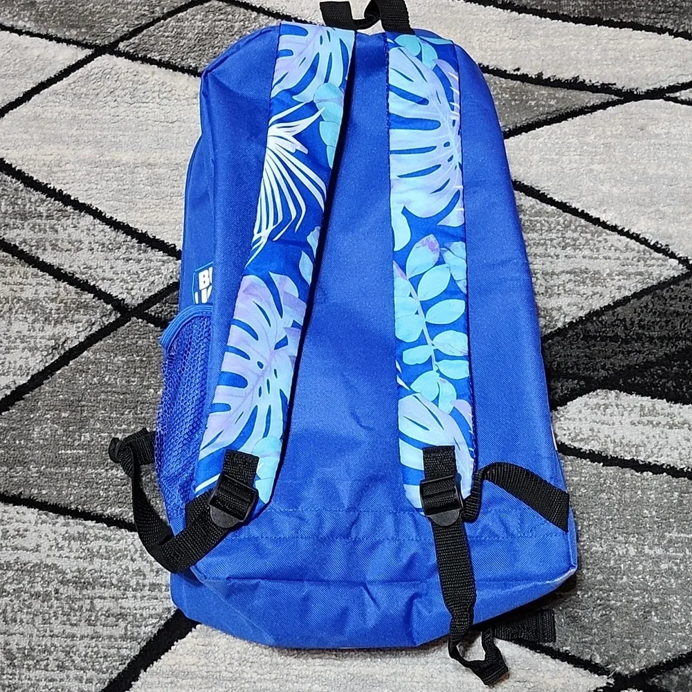 BUD LIGHT BLUE TROPICAL 24-CAN PADDED SOFTSIDE INSULATED COOLER BACKPACK UNISEX